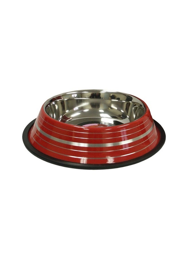 RainTech - RainTech Stainless Steel Colored with Silver Linning Bowl - 32 oz - Image 1