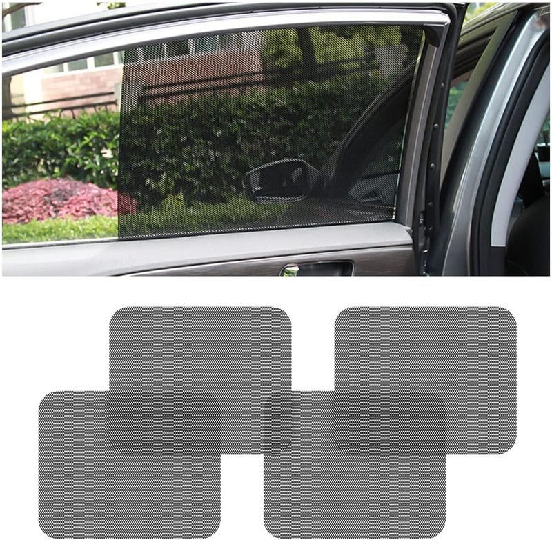 Khazna Sun Visor Sunshade Extender for Car Side Window Windshield Sun Shade Anti-Glare Car Sun Visor Protects from Sun Glare, Snow Blindness, Rays, Universal for Cars, SUVs Trucks 4 Pack - Image 1