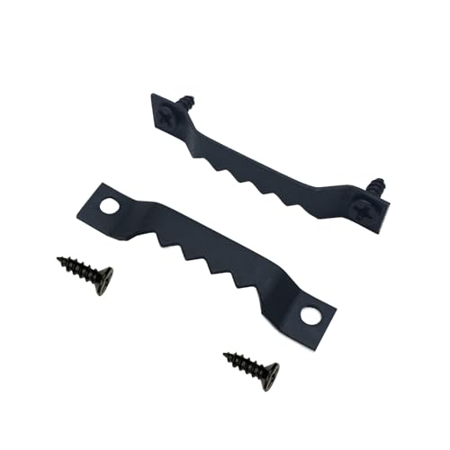 EesTeck 100 Pack Small Sawtooth Picture Hangers Steel Picture Hangers Picture Frames Hangers with Screws Picture Hang Solutions, for Hanging Clock Paintings Artwork Picture Frame Hook Photos (Black) - Image 1
