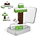 3 otters Magnetic Blocks 12PCS Winter Travel Set STEM Magnet Cubes with Metal Storage Box PocketSized Building Toys for Kids Road Trip Airplane Gifts for Boys Girls - Image 2