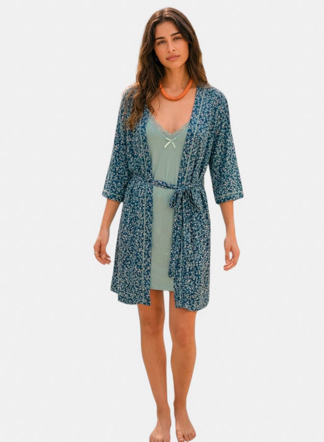 Familia Homewear Familia Nightshirt With Robe - Image 1