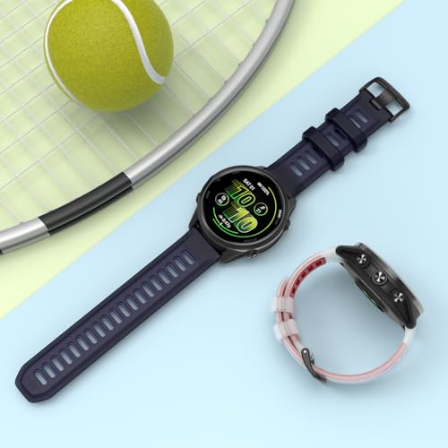 ISABAKE Watch Band for Garmin Forerunner 570 47mm/Vivoactive 4/Venu 3, 22mm Quick Release Replacement Strap for Forerunner 265/255/Venu 2 - Image 4