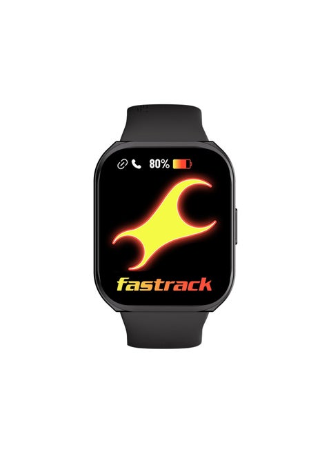 Fastrack Limitless FS1+ Smartwatch| 2.01" UltraVU Display|950 Nits Brightness|SingleSync BT Calling|Nitro Fast Charging|110+ Sports Modes|200+ Watchfaces|Upto 7 Day Battery, Matte Black