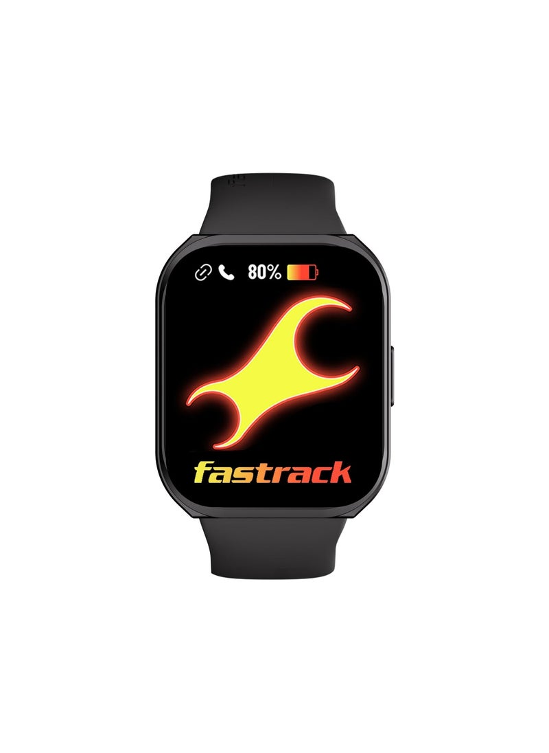 Generic - Fastrack Limitless FS1+ Smartwatch| 2.01" UltraVU Display|950 Nits Brightness|SingleSync BT Calling|Nitro Fast Charging|110+ Sports Modes|200+ Watchfaces|Upto 7 Day Battery, Matte Black - Image 1