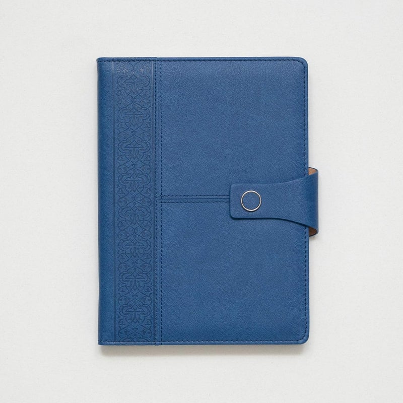 Regal A-5 PU Leather Stylish & Durable Hardcover Notebook Diary Journal with Magnetic Flap Closure and Pen Holder, 192 pages, 80 gsm (Cobalt Blue) - Image 5