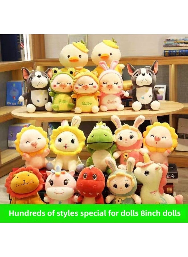 8 Inch Grab Doll Plush Toy Wedding Throw Doll Machine 20-25cm Animal Doll Wholesale-Specification:Police Panda-Colour:8inch 【1 Price/random Color】 - Image 2