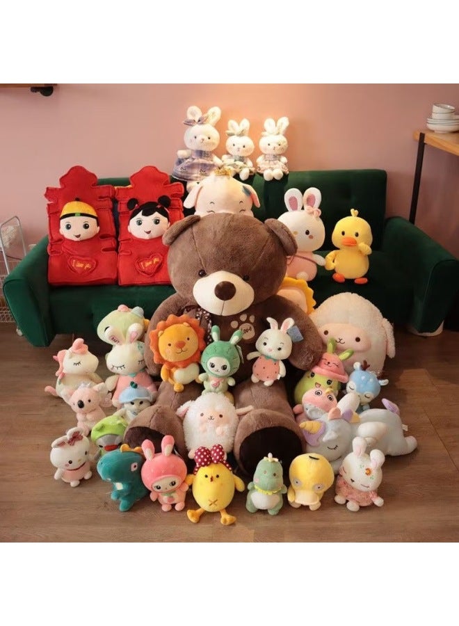 8 Inch Grab Doll Plush Toy Wedding Throw Doll Machine 20-25cm Animal Doll Wholesale-Specification:Police Panda-Colour:8inch 【1 Price/random Color】 - Image 5