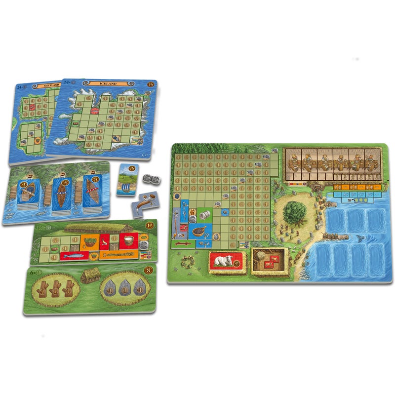 Z-Man Games A Feast for Odin Board Game - Viking Saga of Wealth and Glory! Strategy Game, Family Game for Kids & Adults, Ages 14+, 1-4 Players, 30-120 Minute Playtime, Made by Feuerland - Image 3