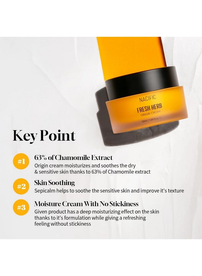 NACIFIC Fresh Herb Origin Facial Cream 1.69fl.oz 50ml Vitamin B, Vitamin Radiance Skin's moisture barrier Hydrating day and night Korean skincare for All skin types - Image 4