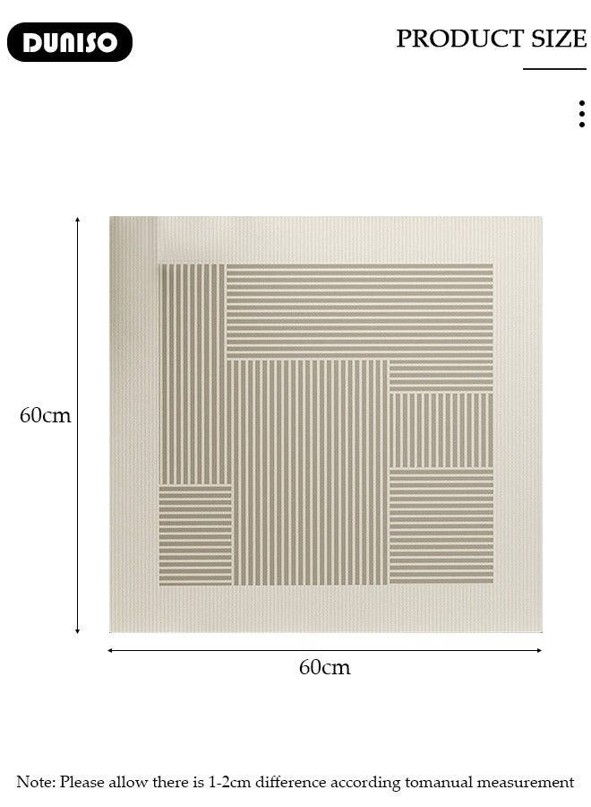 DUNISO حصيرة غبار غسالة، واقي أعلى مجفف، واقي أعلى غسالة، غطاء غبار ثلاجة مضاد للانزلاق، مقاوم للغبار سريع الجفاف، لمعظم الغسالات، الثلاجات، مطبخ المنزل وغرفة الغسيل، 60*60 سم - Image 2