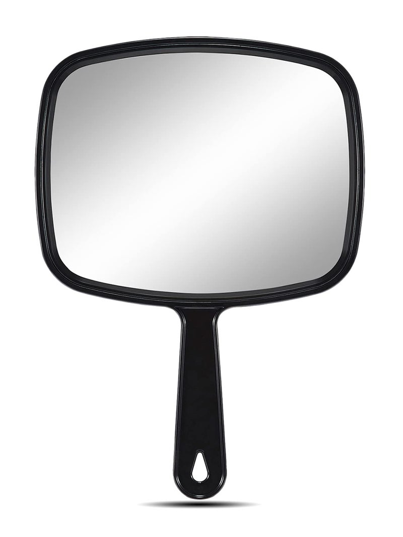 OMIRO Hand Mirror All Black Handheld Mirror with Handle 66 W x 93 L Pack of 3