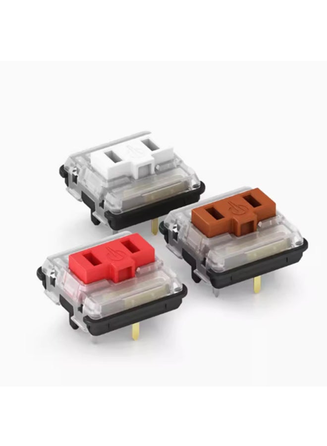 Kaihua Kailh 1350 Chocolate Low Shaft Mechanical Keyboard Shaft Independent Switch Replacement Accessories Black Tea Blue Shaft-Color:Kaihua 1350 Short Black Shaft  - Image 2