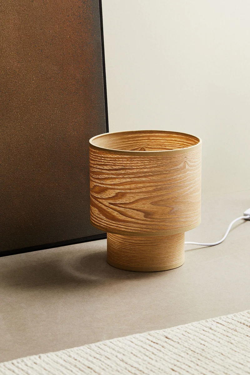 H&M Small fabric-covered table lamp