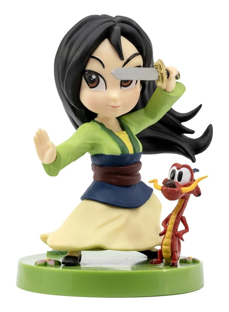 Disney سلسلة تماثيل ديزني للأميرات الكلاسيكية المسحورة، قطعة واحدة متنوعة (قد يختلف الشخصية) كل واحدة تباع بشكل منفصل | تمثال عرض | سنو وايت | سندريلا | رابونزل | موالان | هدية مثالية لجمع الهدايا والأطفال - Image 4