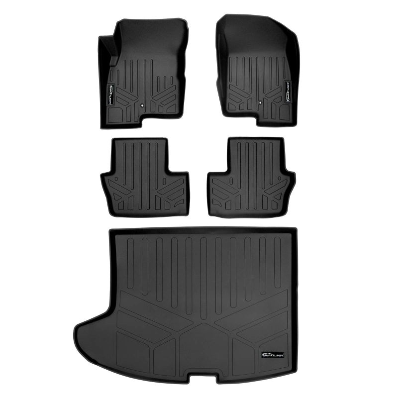 MAXLINER Floor Mats 2 Rows and Cargo Liner Set for 20072017 Jeep Compass