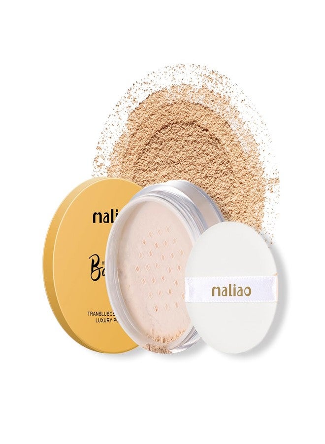 ماليو بودرة مالياو الفاخرة عالية الدقة بنكهة الموز - إشراقة مثالية لبشرة خالية من العيوب (بيج طبيعي) 15 غرام - Image 1