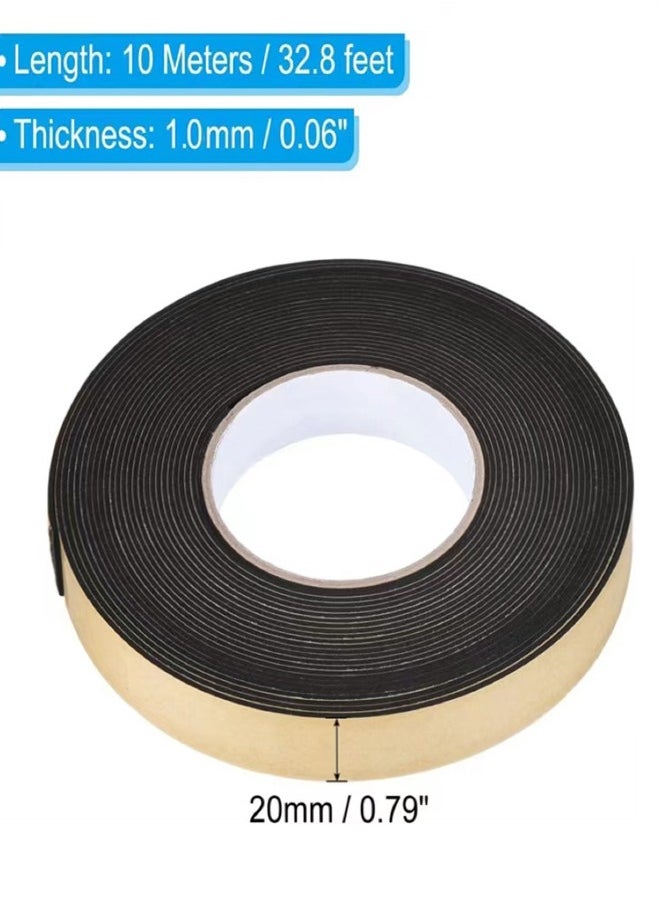 Generic 2 Roll Weather Stripping Door Seal Strip,  20mm Wide 1mm Thick  - Image 2