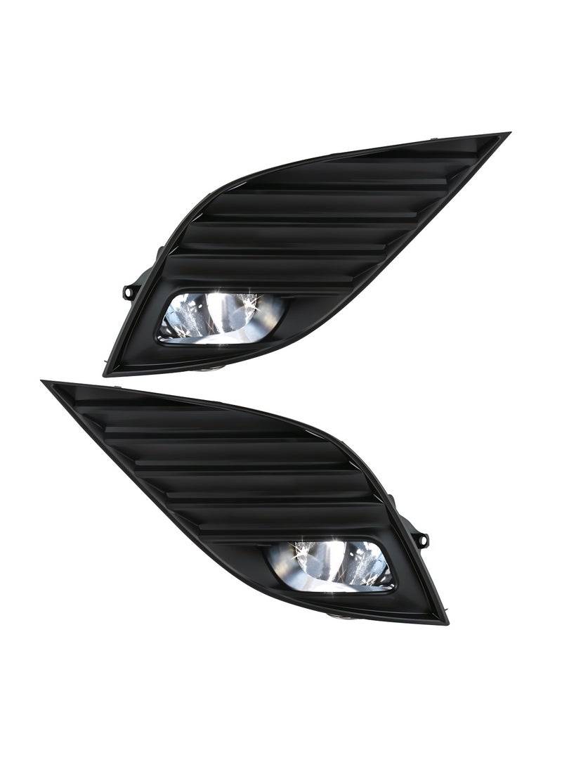 Generic LED Fog Light Kit with Shutter Style Covers and Wiring Harness - Weatherproof and Impact Resistant  - Image 3