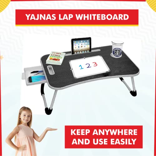 YAJNAS 41x30 CM (WxH) Non Magnetic Drywipe Whiteboard/Lapboard Small Slate - Image 4
