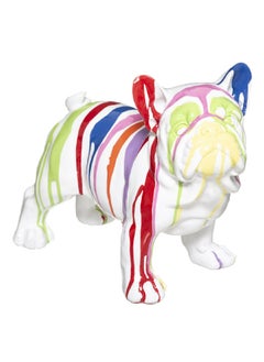 atmosphera Chance Contemporary and Elegant Design Resin Dog Statue Multicolour 18 x 26.5 x 34 cm 182150B  - Image 1