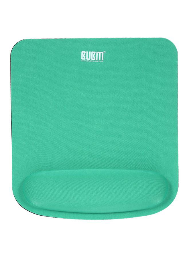 BUBM Wrist Support Mouse Pad Green - Image 1