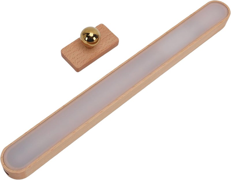 ضوء مرآة LED محمول قابل لإعادة الشحن بتحكم لمسي مع 3 مستويات سطوع، مصباح جدار يعمل بالبطارية لغرفة النوم أو غرفة المعيشة أو استخدامات المكياج - Image 2