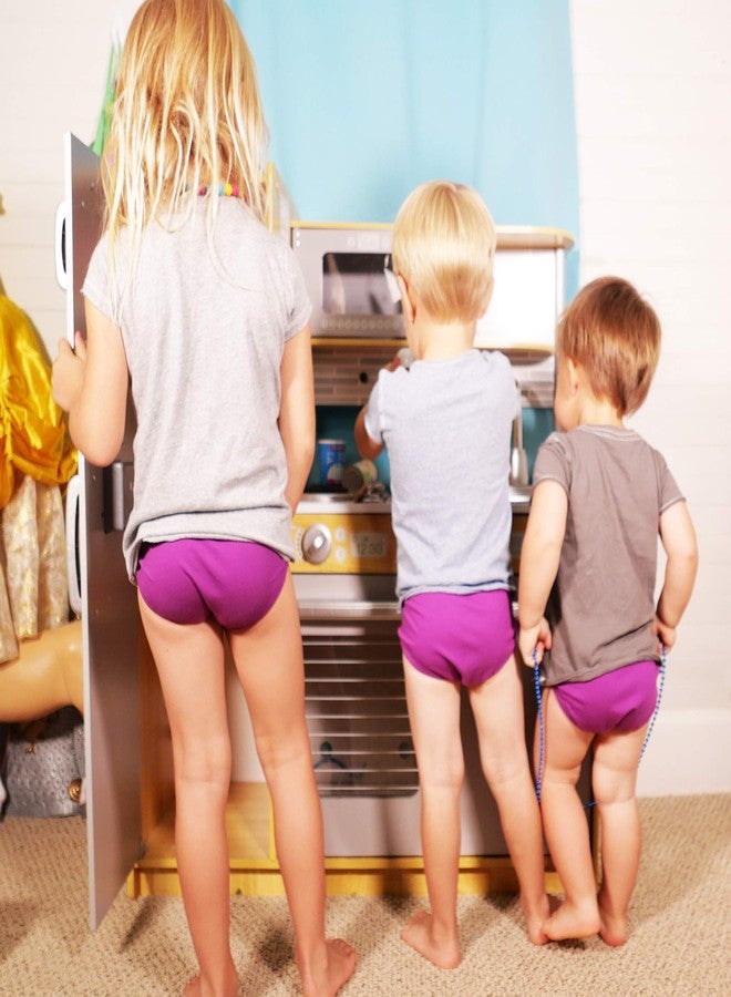 Tiny Undies ملابس داخلية صغيرة - ملابس داخلية للأطفال للجنسين، عبوة من 3 قطع (مقاس 3T، لون وردي فاتح) - Image 2