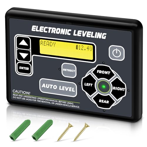 HLTIT 421484 RV Leveling System Touchpad Control Panel for RV 5th Wheel and Travel Trailer Electronic Leveling Control Panel Assembly - Image 3