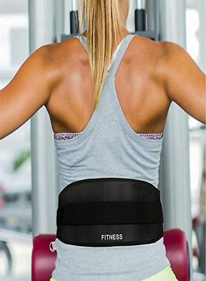 QUADA Multipurpose Weight Lifting Belt for Back Support Comfortable & Durable for Weightlifting, Gym, Workout - 100% Nylon, (4 Inch Wide) for Men and Women (L) - Image 2