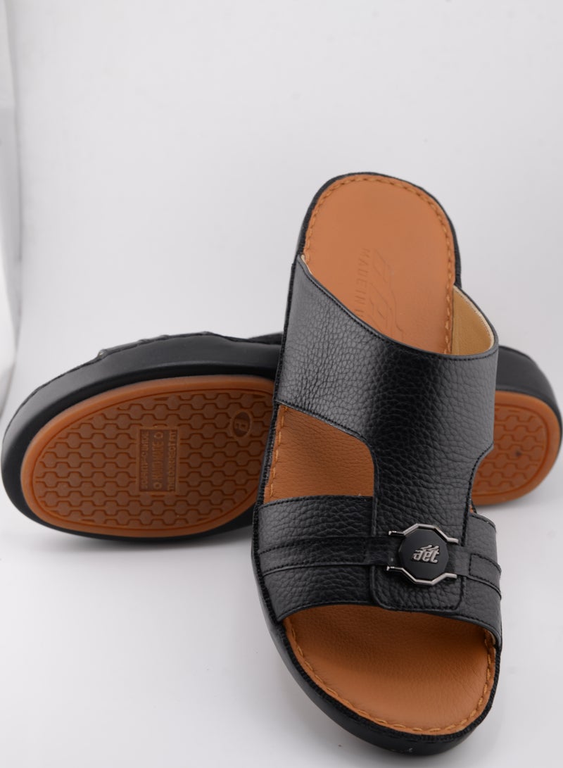 النهام صندل عربي يدوي فاخر | جلد نقي ونعل PU | حرفة أصيلة - Image 3