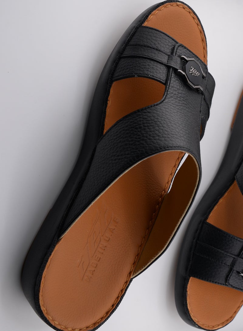 النهام صندل عربي يدوي فاخر | جلد نقي ونعل PU | حرفة أصيلة - Image 2