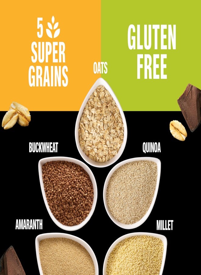 KIND Healthy Grains Energy Bars, Dark Chocolate Chunk, 21g Whole Grains, Made with Super Grains, Gluten Free Snacks, 40 Ct. - Image 2