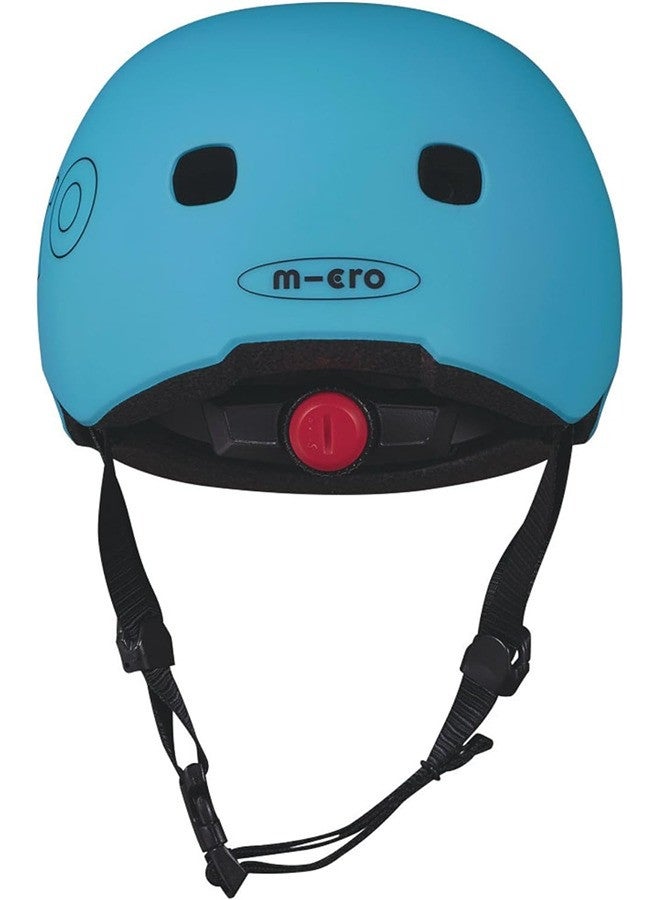Micro Micro Ocean Blue Kids Helmet Blue (Medium) | Kids Helmet | Kick Scooter Helmets | Sports Helmet for Kids | Helmet with Adjustable Straps | Riding Kids Helmet | Kids Safety | Helmet for Kids  - Image 3
