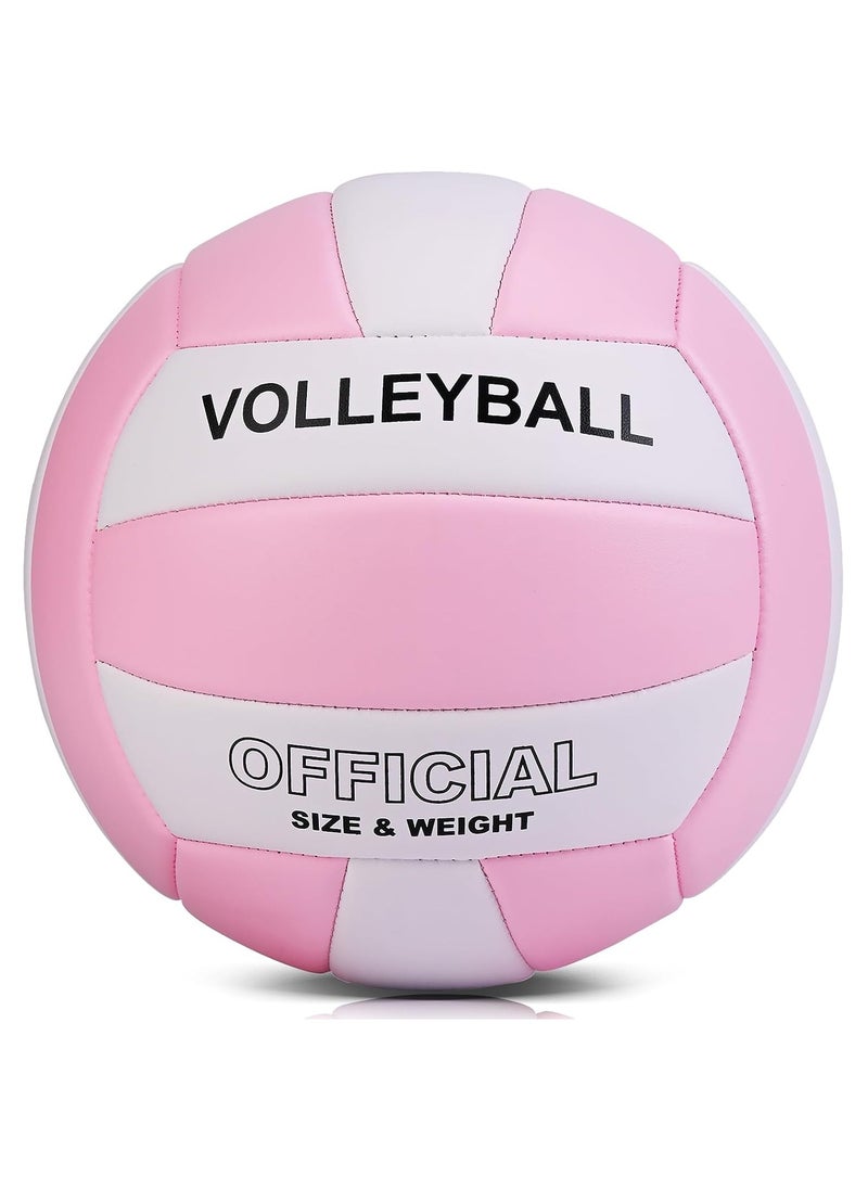 Generic Super Soft Volleyball Beach Volleyball Official Size 5 for Outdoor/Indoor/Pool/Gym/Training Premium Volleyball Equipment Durability Stability Sports Ball  - Image 1