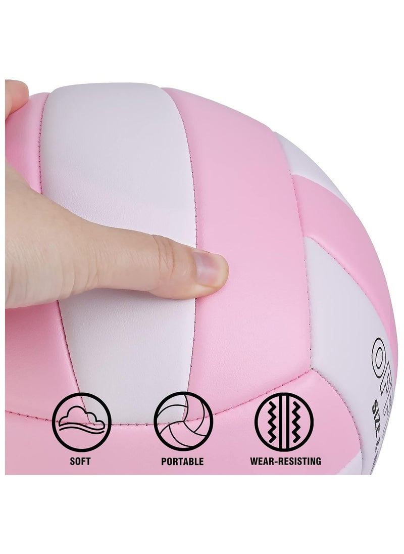 Generic Super Soft Volleyball Beach Volleyball Official Size 5 for Outdoor/Indoor/Pool/Gym/Training Premium Volleyball Equipment Durability Stability Sports Ball  - Image 3