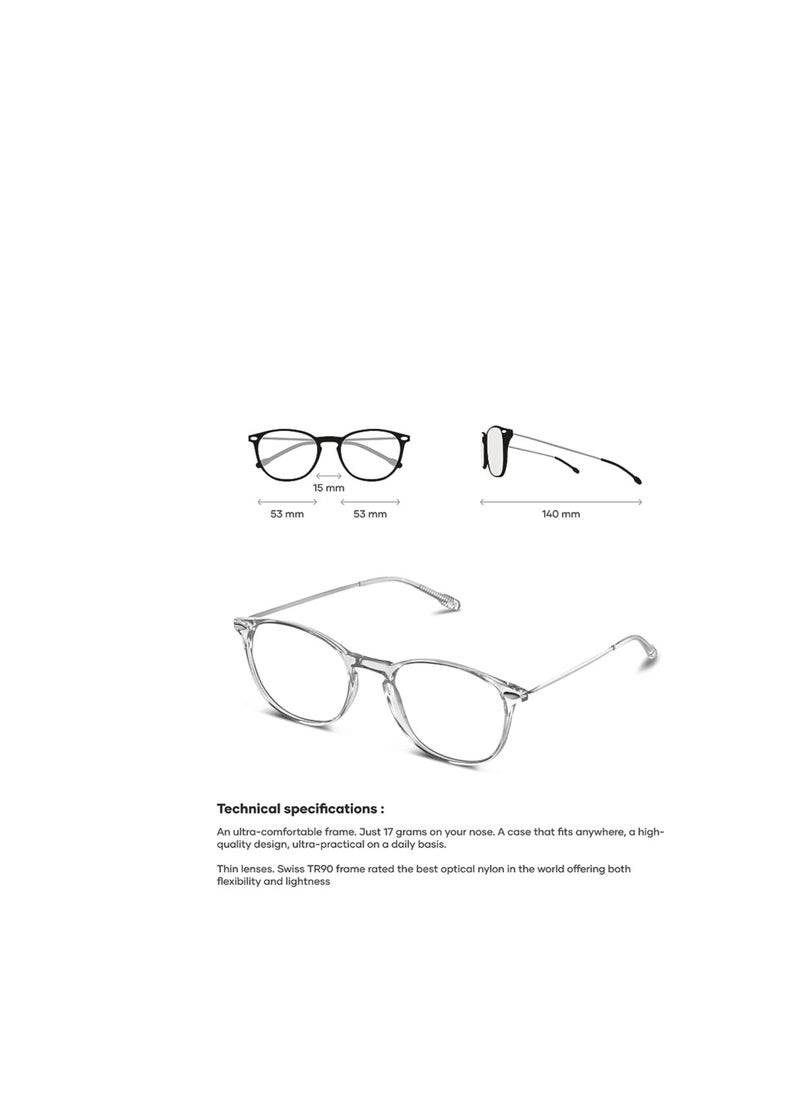 NOOZ - Nooz Cruz Essential Collection Round Reading Glasses Magnifying Glasses for Men and Women - Image 1