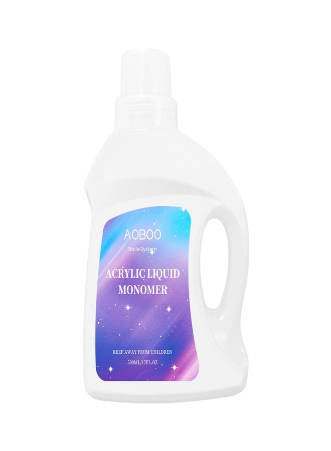 AOBOO Acrylic Nail Liquid Monomer 500ml/17Fl.Oz Acrylic Nails Monomer For Acrylic Powder Liquid Nail - Image 1