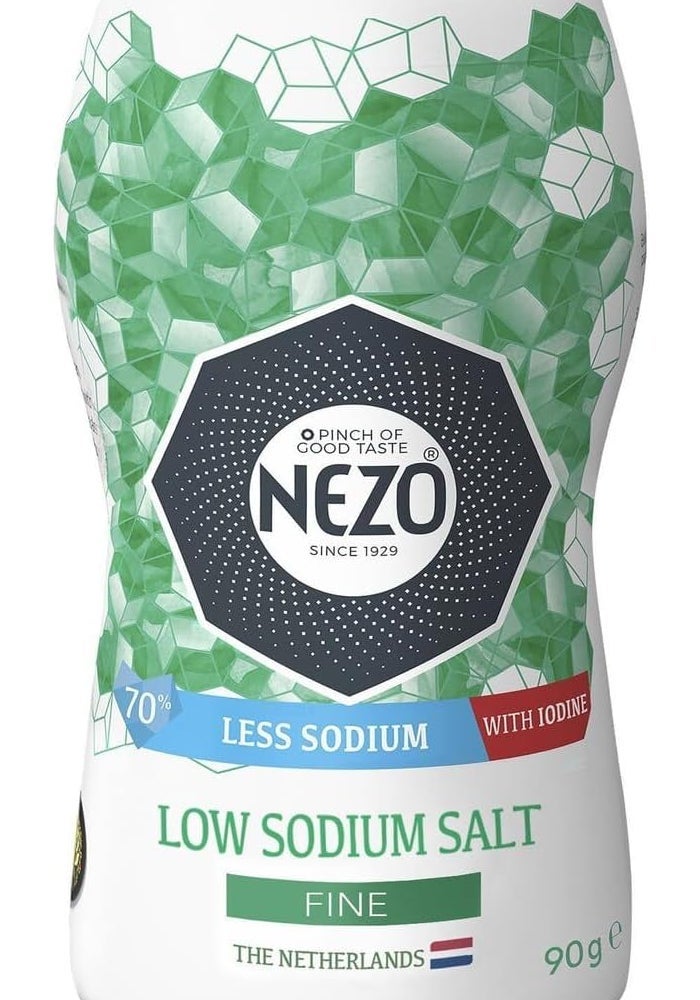 Nezo Low Sodium Salt with Iodine, 90g