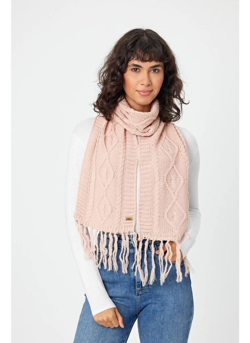 Alexander Gardi Alexandergardi Knitted Detailed Tassel Scarf (B22-18842)