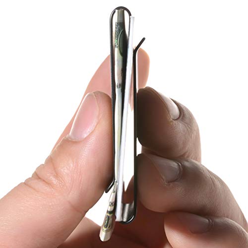CKLT Money Clip, Cash Clip, Minimalist Wallet Slim Wallet Credit Business Card Holder, Stainless Steel, Sleek & Secure Credit Card Holder for School, Work and Daily Life Use, Ideal Men's Boy's Gift - Image 4
