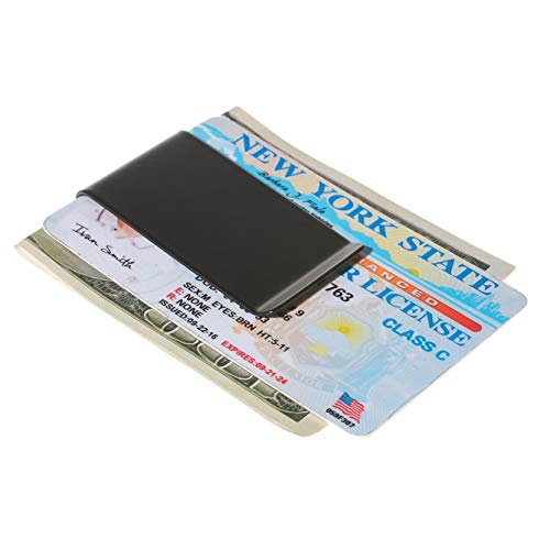 CKLT Money Clip, Cash Clip, Minimalist Wallet Slim Wallet Credit Business Card Holder, Stainless Steel, Sleek & Secure Credit Card Holder for School, Work and Daily Life Use, Ideal Men's Boy's Gift - Image 3