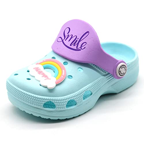 SVAAR Attractive Clog Shoes For Boys & Girls || Indoor & Outdoor Sandals Clogs For Kids Sea Blue, 1 UK - Image 3