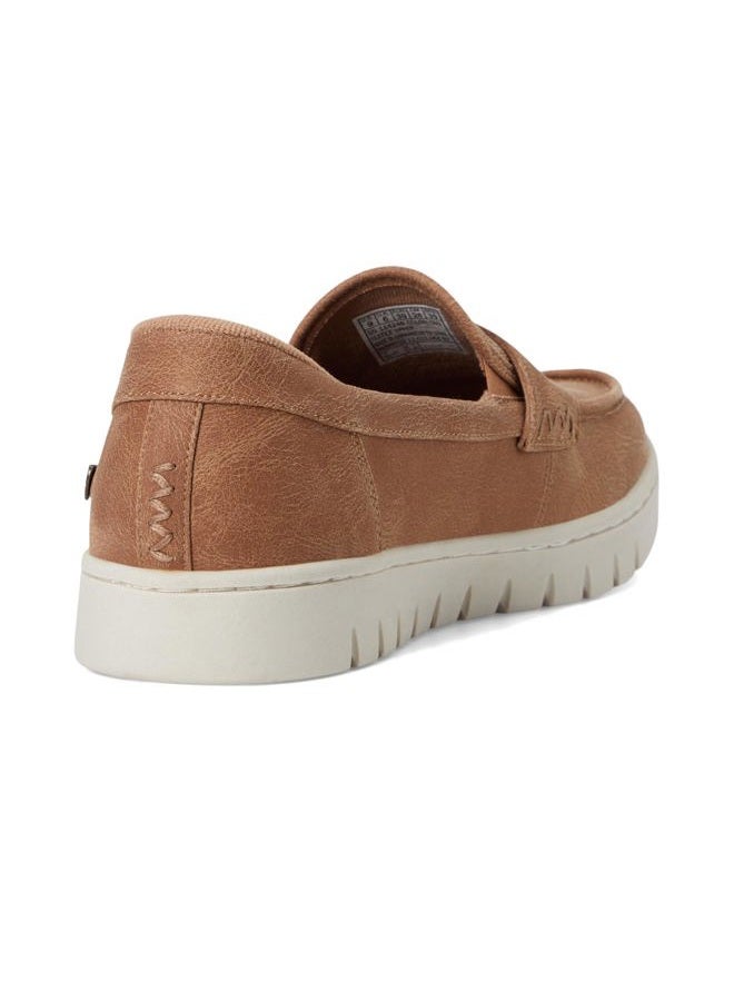 SKECHERS حذاء نسائي بدون استخدام اليدين - راحة القوس - لوفر صن فيست، تان، 37.5 EU - Image 5