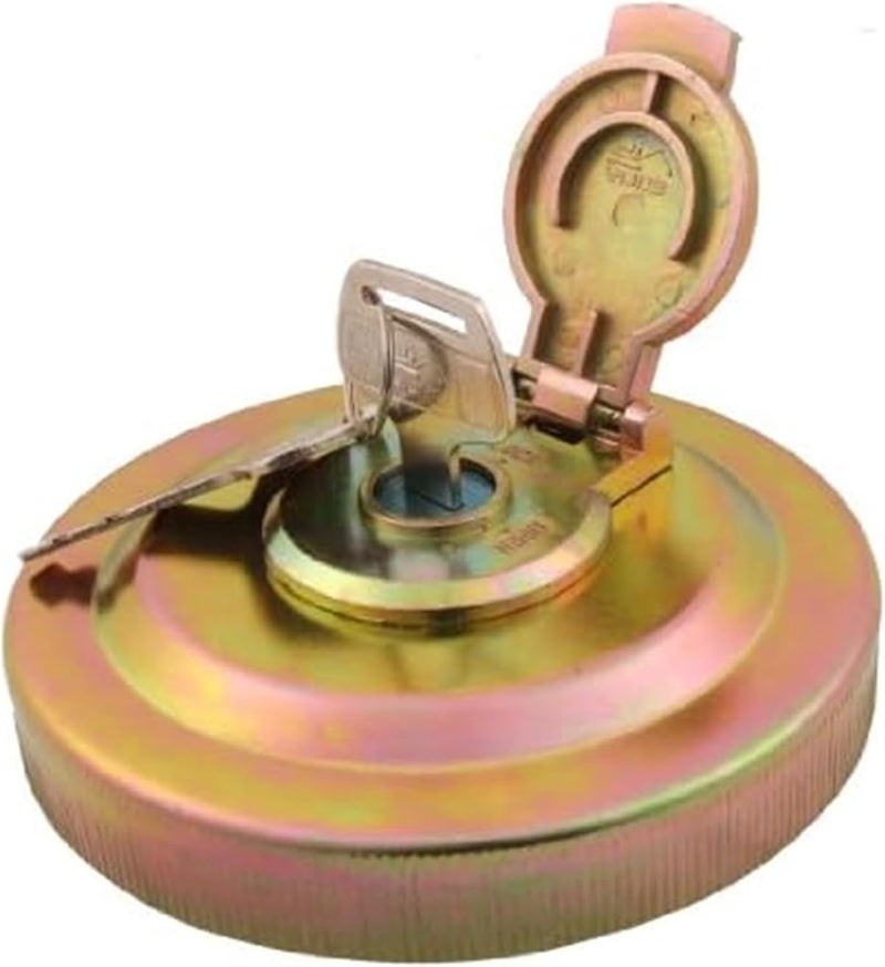 QASULER Replacement Fuel Tank Cover with Lock for Excavator