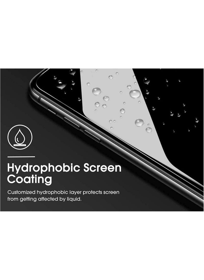 erorex - 5D Tempered Glass Screen Protector Compatible with Infinix Hot 20 Play Full Coverage Anti-Scratch 9H Hardness Ultra Clear Bubble-Free Installation - Image 1