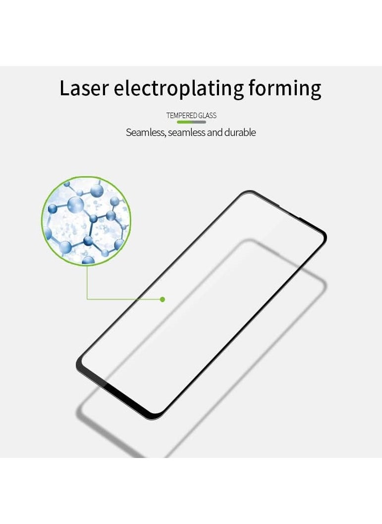 erorex - 5D Tempered Glass Screen Protector Compatible with Infinix Hot 20 Play Full Coverage Anti-Scratch 9H Hardness Ultra Clear Bubble-Free Installation - Image 1