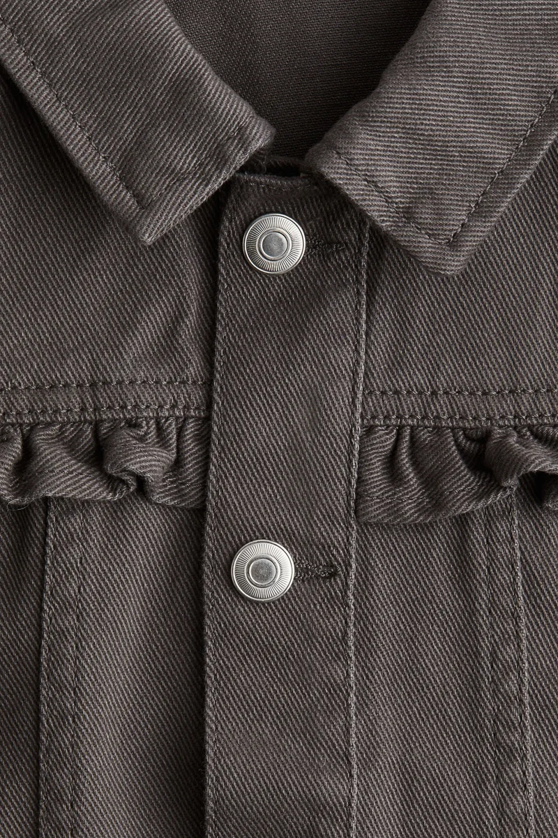 H&M Frilled twill jacket