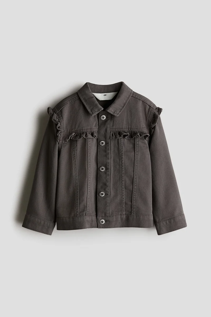 H&M Frilled twill jacket