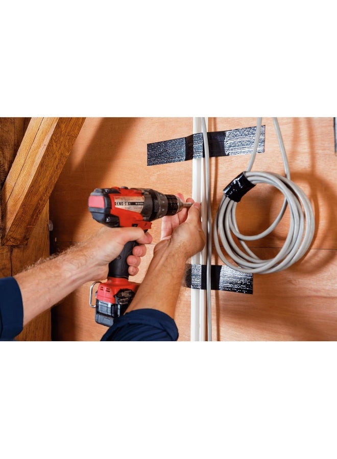 Bison Power Repair Tape Quick, strong and easy Duct/ repair, Black Roll 10m - Image 3