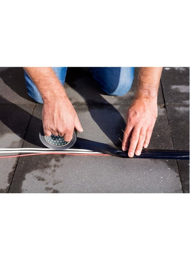 Bison Power Repair Tape Quick, strong and easy Duct/ repair, Black Roll 10m - Image 2